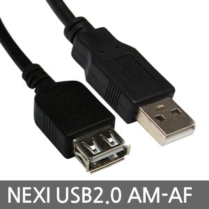 NEXI USB2.0 AM-AF 연장 케이블 1.8M NX3