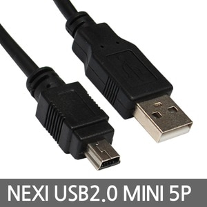 NEXI USB 2.0 AM-Mini 5P 케이블 2M NX14