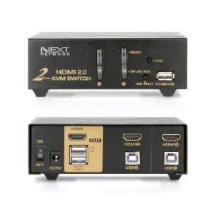 NEXT-7002KVM-4K 2:1 USB HDMI KVM 스위치