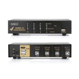 NEXT-7204KVM-4K 4:1 USB HDMI KVM 스위치