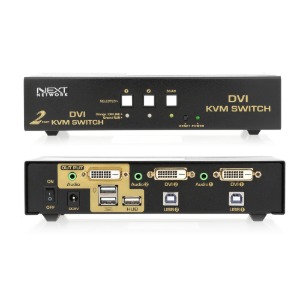 2포트 USB DVI KVM 스위치 NEXT-7302KVM-DVI