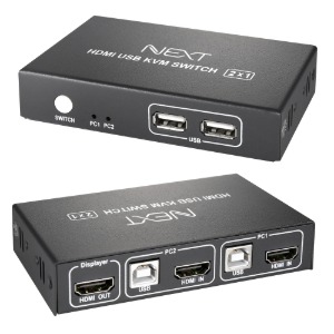 NEXT-7102KVM-4K 1:2 USB HDMI KVM 스위치