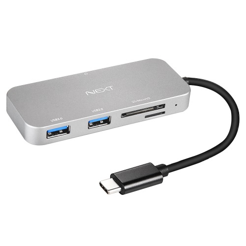 NEXT-9713TCU3 USB3.1 to USB3.0 허브 CF/SD/MicroSD 카드리더기