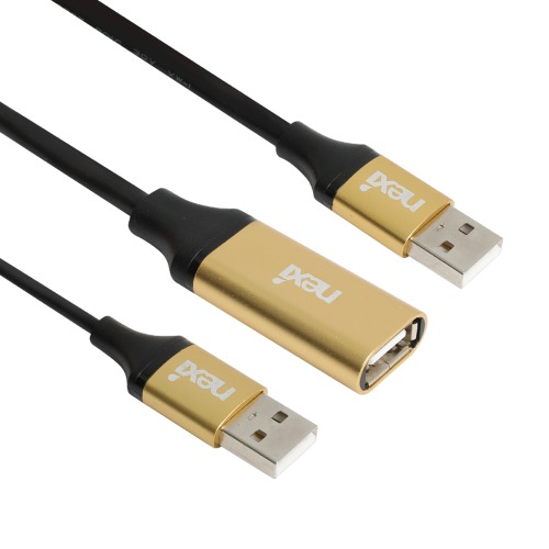 넥시 USB2.0 AM-AF 리피터 케이블 15M NX-U20MF-EX15 (NX1163)