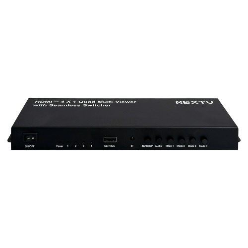 NEXT-4401SLS 4:1 쿼드 멀티뷰 심리스 매트릭스 스위치 HDMI 선택기