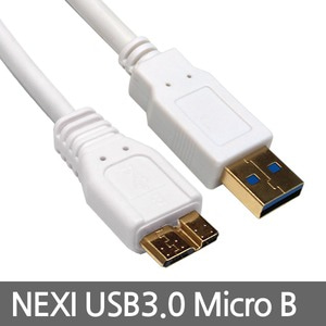 NEXI USB 3.0 Micro B 케이블 외장하드용 0.5M NX33