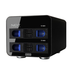 NEXT-702U3 RAID USB3.0 2베이 데이터 스토리지 외장 케이스