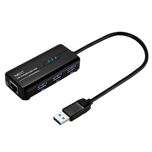 NEXT-UH303LAN USB3.0 3포트 허브 기가비트 유선랜카드