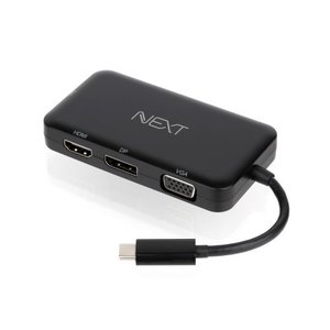 NEXT-2218VDHP USB3.1 C타입  to VGA DVI HDMI DP 케이블 젠더