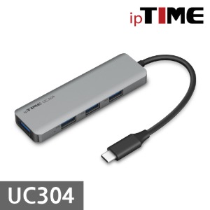 ipTIME UC304 USB3.1 C타입 4포트 USB3.0 멀티허브
