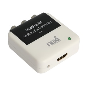 넥시 HDMI to AV 컨버터 HDMI 입력 RCA 영상 음성 출력 NX-HDAV3 (NX1112)