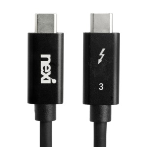 넥시 썬더볼트3 패시브 케이블 USB3.1 TYPE-C 20Gbps 1M 2M (NX1147)