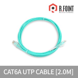 R.FOINT  CAT.6A 슬림타입 UTP CABLE 2M RF-CAT6A02-SD28