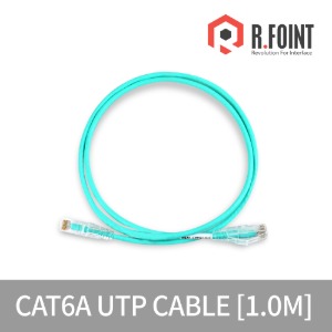 R.FOINT  CAT.6A 슬림타입 UTP CABLE 1M RF-CAT6A01-SD28