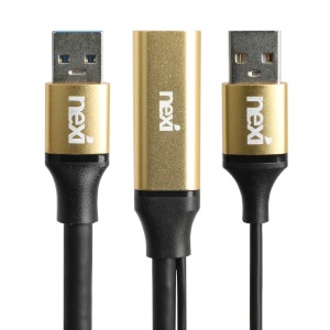 넥시 USB3.0 AM-AF 리피터 연장 케이블 15M NX-U30MF-EX15 (NX1168)