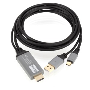 NEXT-2244TCH TYPE-C to HDMI UHD 4K 케이블 2M / 스마트폰 배터리충전지원