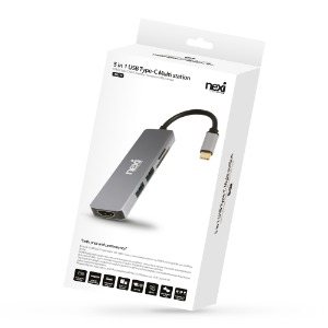 5 in 1 USB Type-C 멀티스테이션 NX-U31M5 NX1119