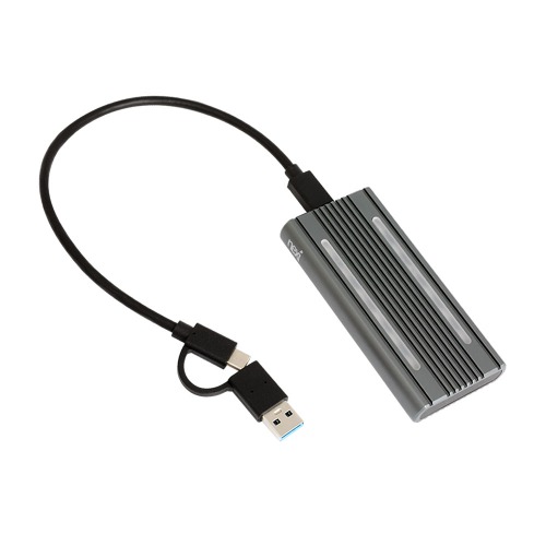 SSD 외장 케이스 USB3.1 C타입 M.2 NVMe/SATA 케이스 NX1346