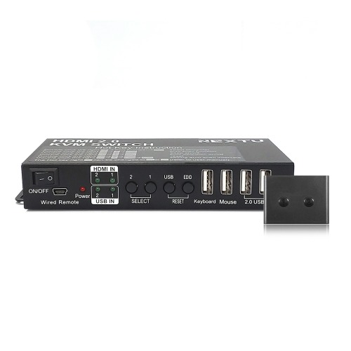 2:1 USB HDMI KVM 스위치 NEXT-7012KVM-KP